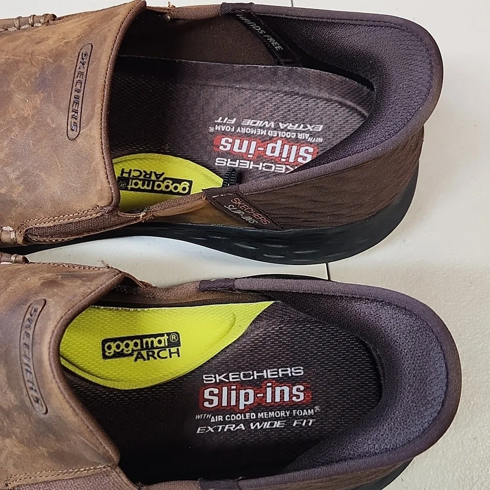 Skechers Men's Tan Slip-On Loafers